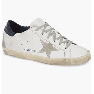 Golden Goose sneakers - white ice and night blue